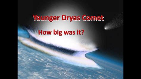 The earth was hit by a <b>comet</b> around 12,800 years ago with globally cataclysmic effects that brought on an epoch of devastating, cold, darkness and floods known by geologists as the <b>Younger</b> <b>Dryas</b>. . Younger dryas comet return
